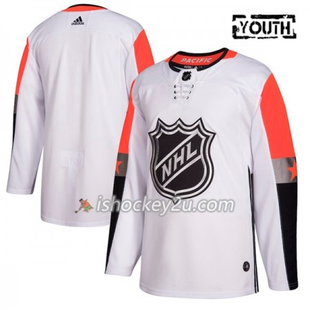 Børn 2018 NHL All-Star Trøje Pacific Division Blank Adidas Hvid Authentic
